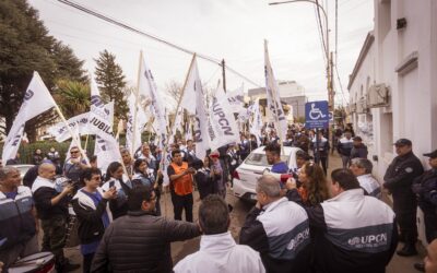 Protesta de UPCN y de ASSPUR