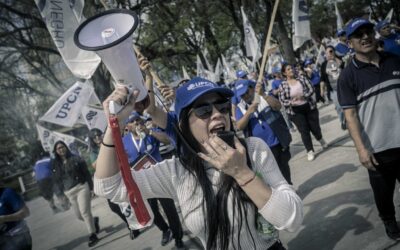 Protesta de UPCN
