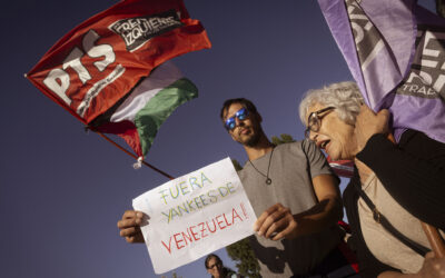 Protesta por el ataque a Venezuela