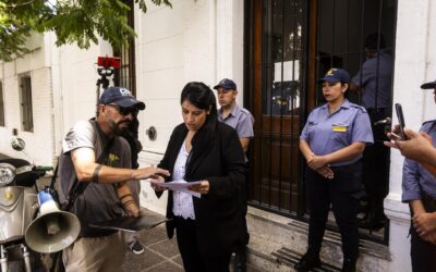 Protesta policial en Rio Negro